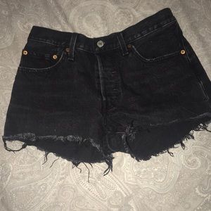 Levi’s black shorts!